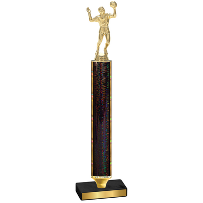 Value Black Glacier Volleyball Trophy