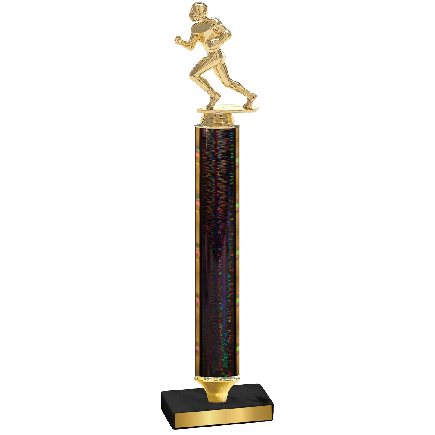 Value Black Glacier Football Trophy