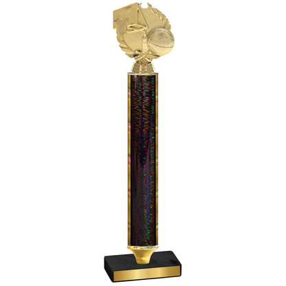 Value Black Glacier Basketball Trophy