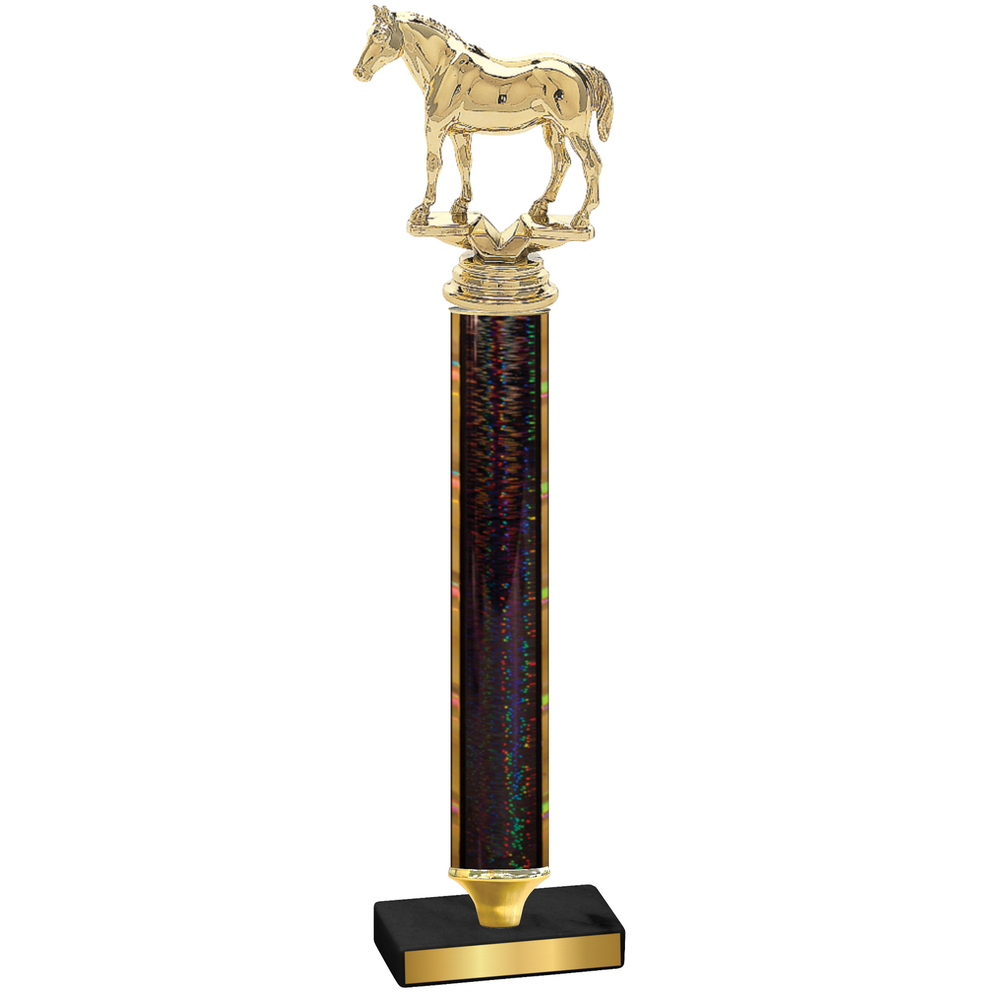 Value Black Glacier Horses Trophy