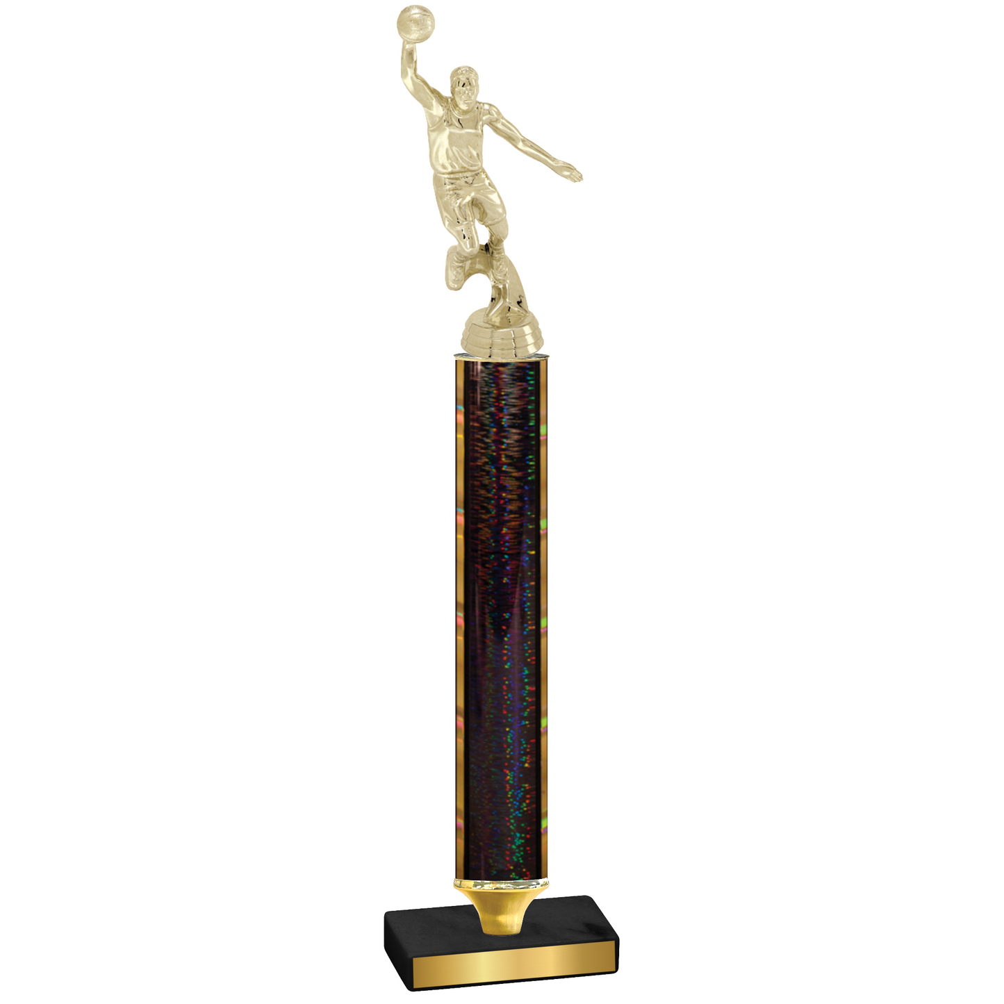 Value Black Glacier Basketball Trophy