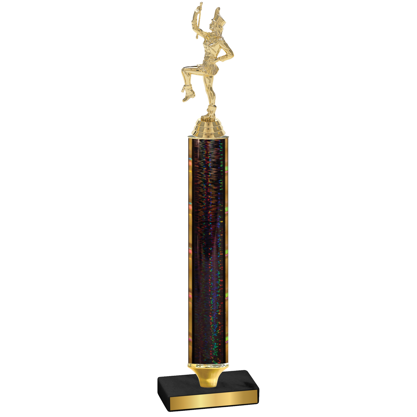 Value Black Glacier Majorette Trophy