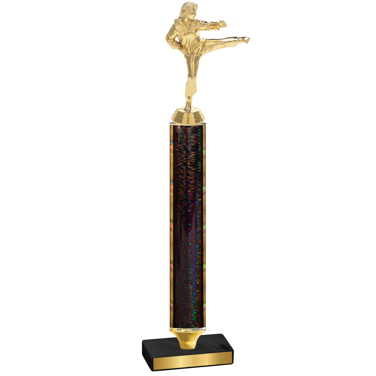 Value Black Glacier Karate Trophy