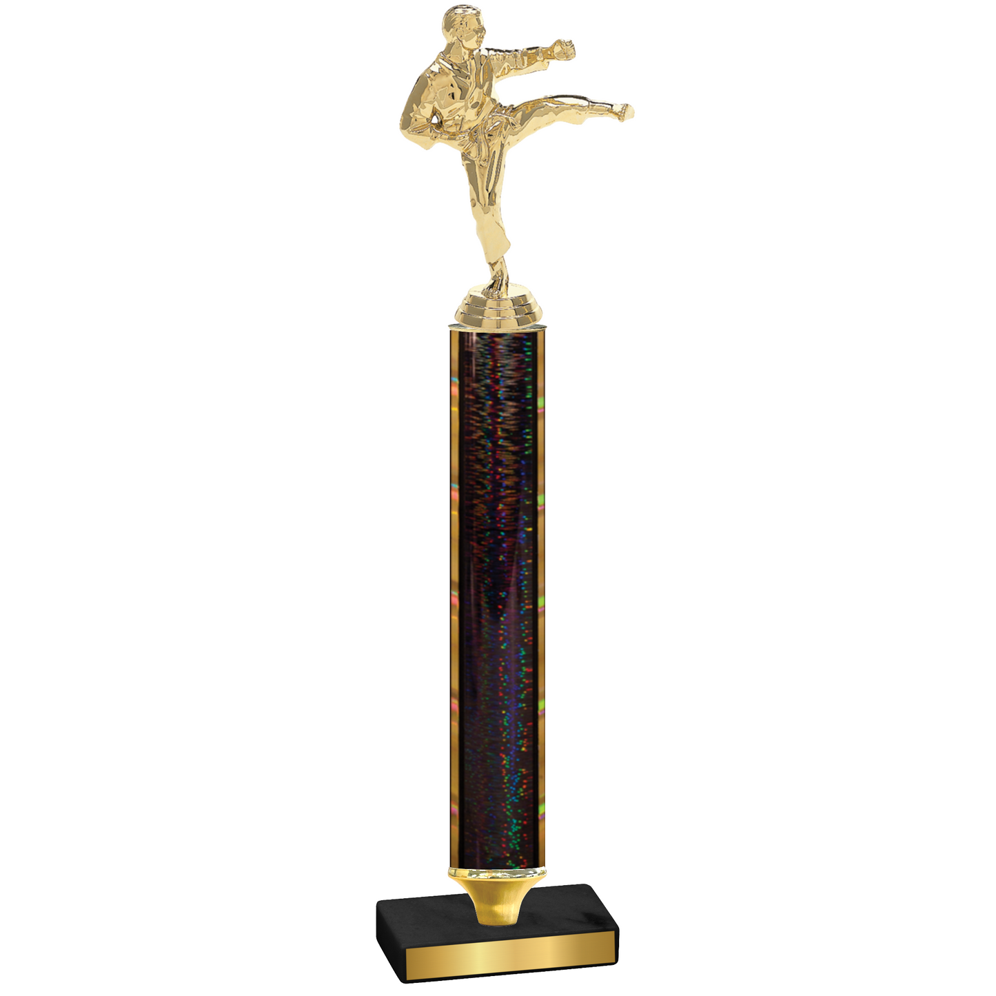 Value Black Glacier Karate Trophy