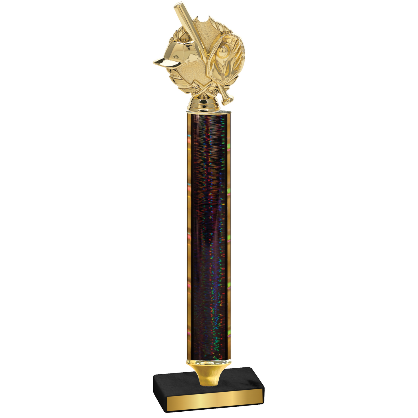 Value Black Glacier Baseball Trophy