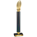 Value Black Carbon Fiber Football Trophy