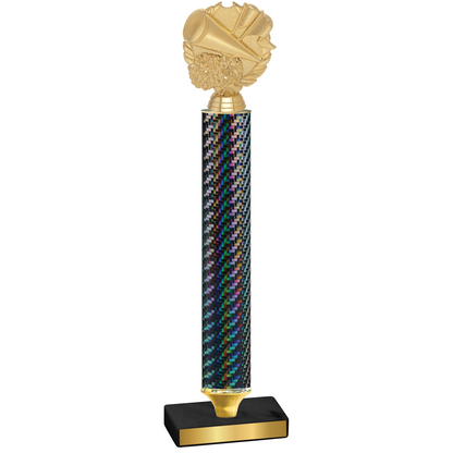 Value Black Carbon Fiber Cheerleading Trophy