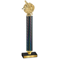 Value Black Carbon Fiber Baseball Trophy