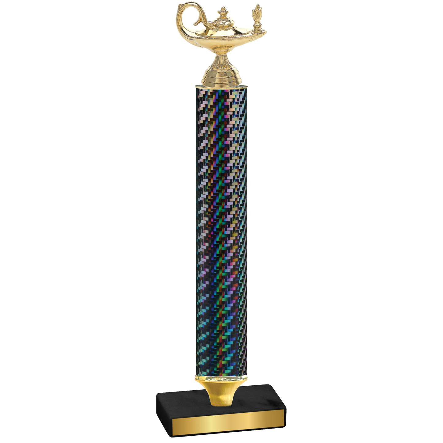 Value Black Carbon Fiber Academics Trophy