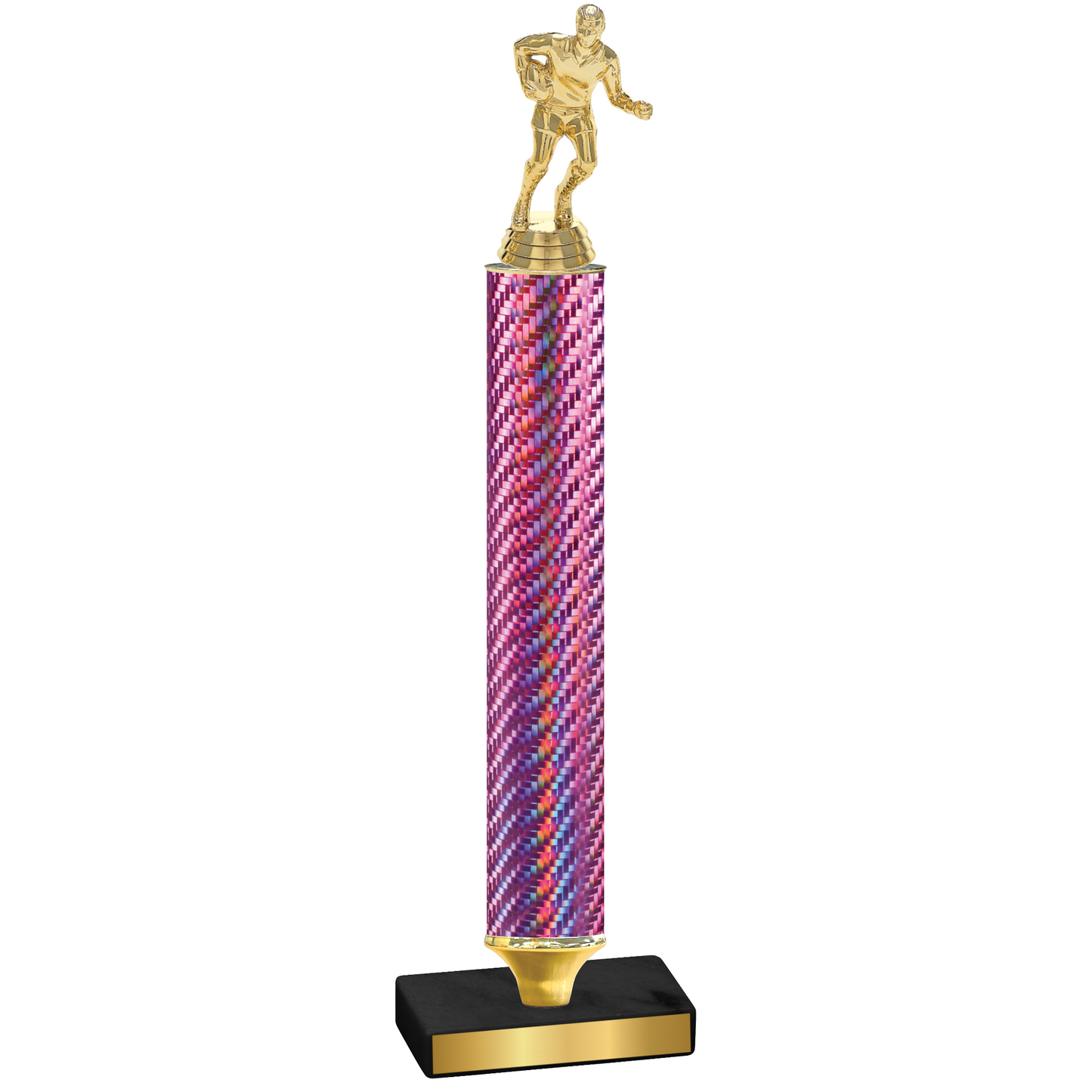 Value Pink Carbon Fiber Rugby Trophy