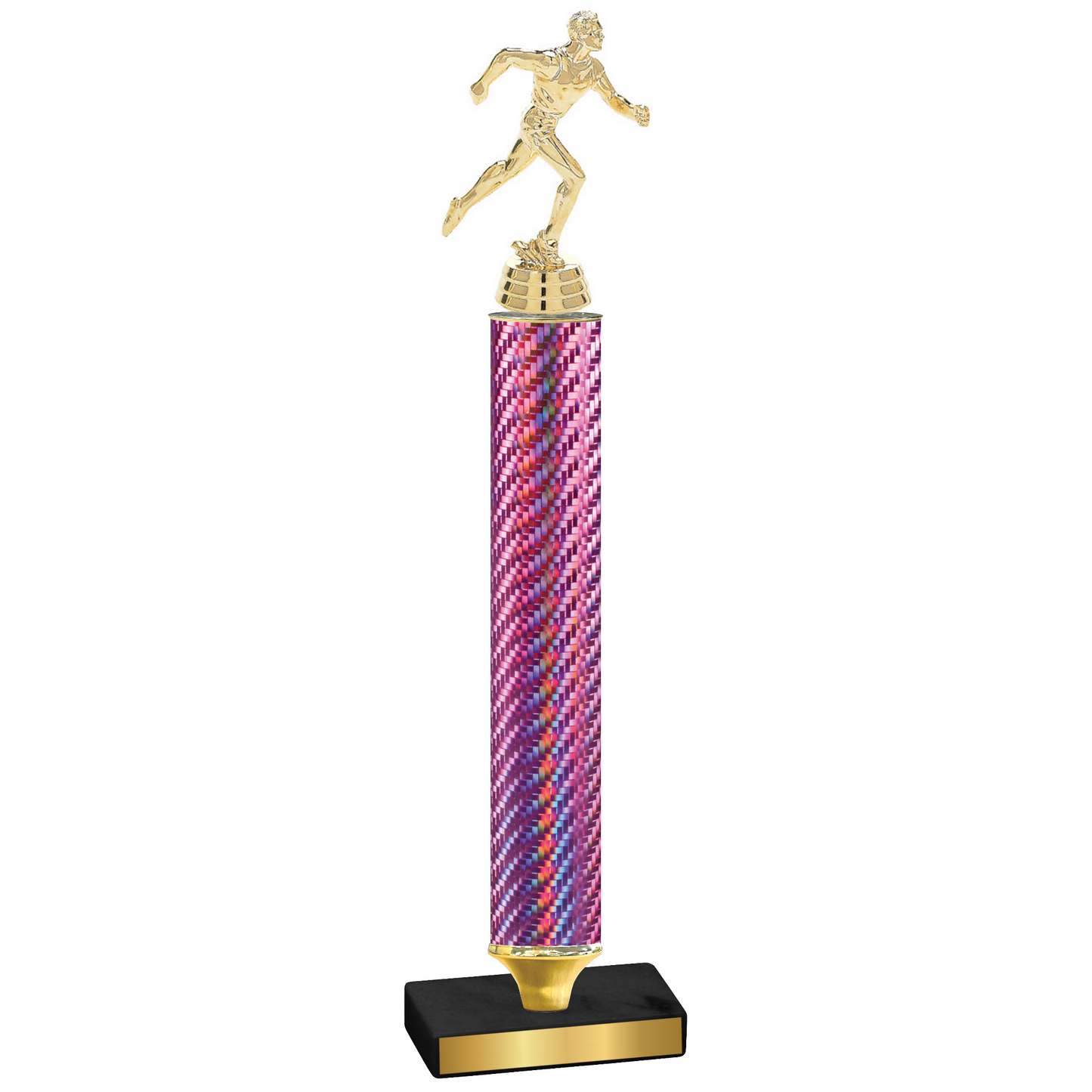 Value Pink Carbon Fiber Running Trophy