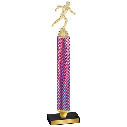 Value Pink Carbon Fiber Running Trophy