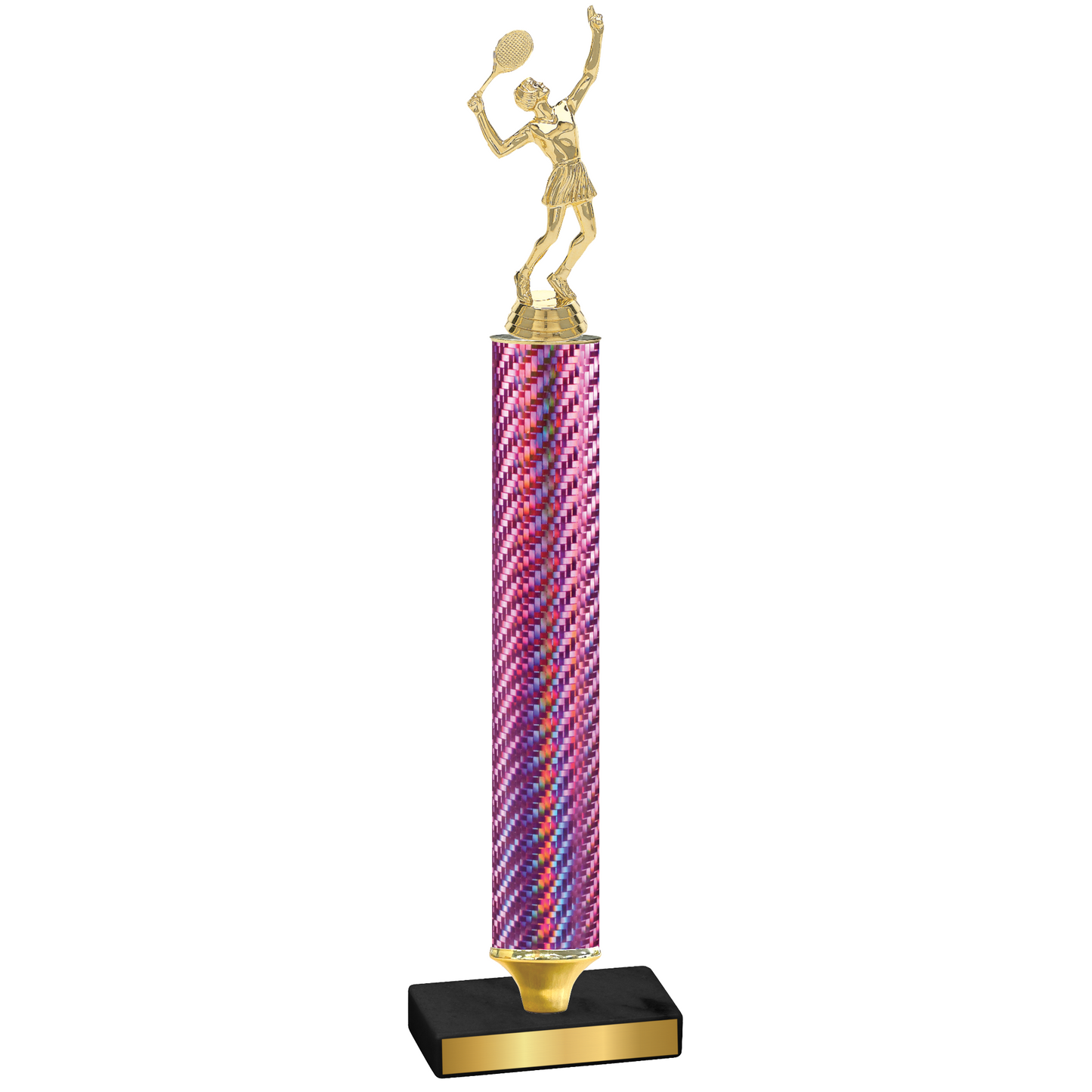 Value Pink Carbon Fiber Tennis Trophy