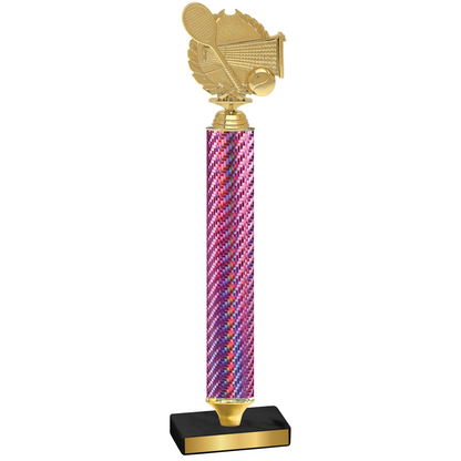 Value Pink Carbon Fiber Tennis Trophy