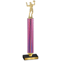 Value Pink Carbon Fiber Volleyball Trophy