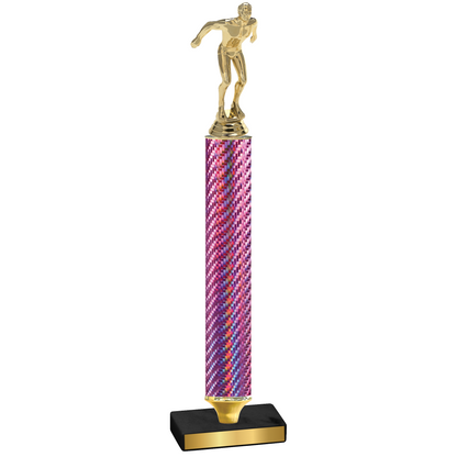 Value Pink Carbon Fiber Swimming Trophy