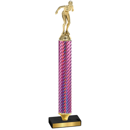 Value Pink Carbon Fiber Tennis Trophy