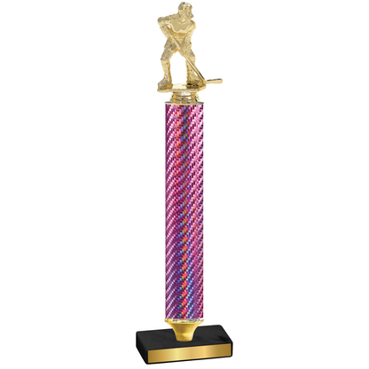 Value Pink Carbon Fiber Hockey Trophy