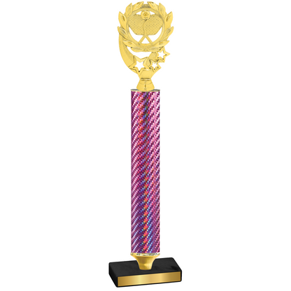 Value Pink Carbon Fiber Pickleball Trophy