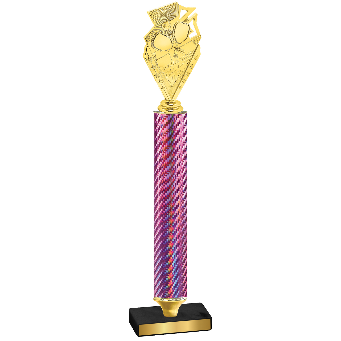 Value Pink Carbon Fiber Pickleball Trophy