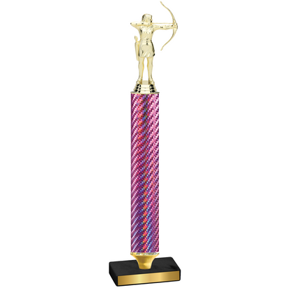 Value Pink Carbon Fiber Archery Trophy