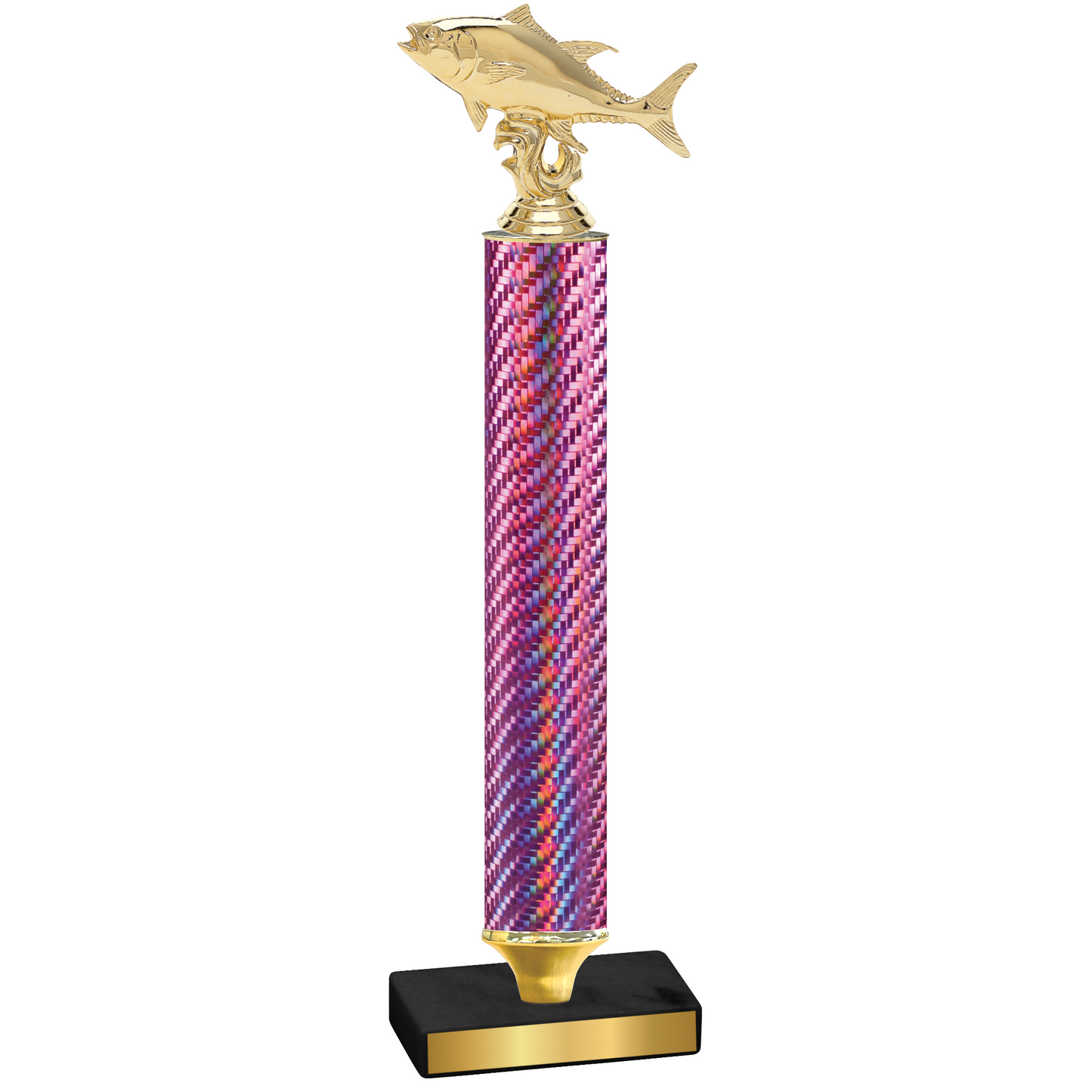 Value Pink Carbon Fiber Fishing Trophy