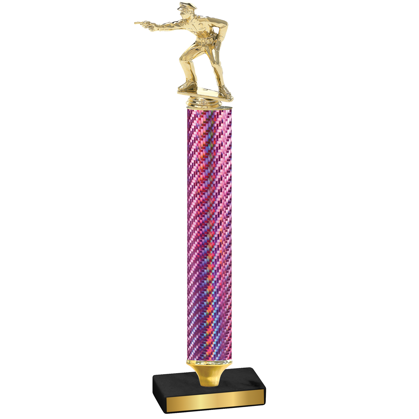 Value Pink Carbon Fiber Shooter Trophy