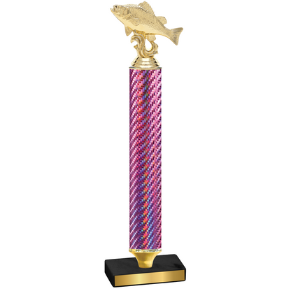 Value Pink Carbon Fiber Fishing Trophy