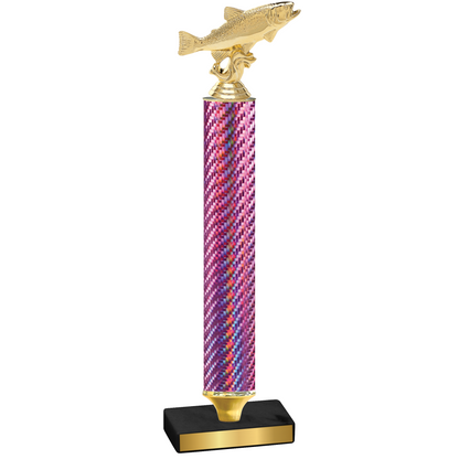 Value Pink Carbon Fiber Fishing Trophy