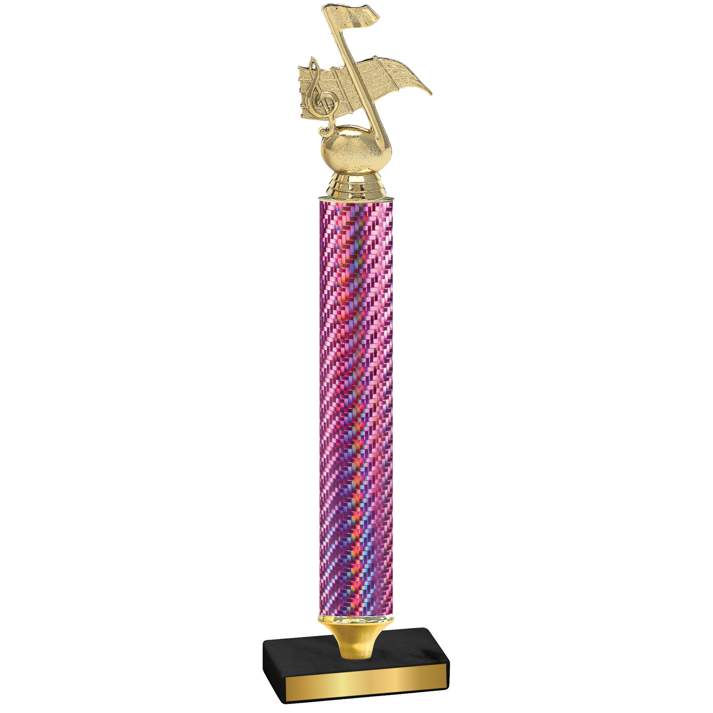 Value Pink Carbon Fiber Music Trophy