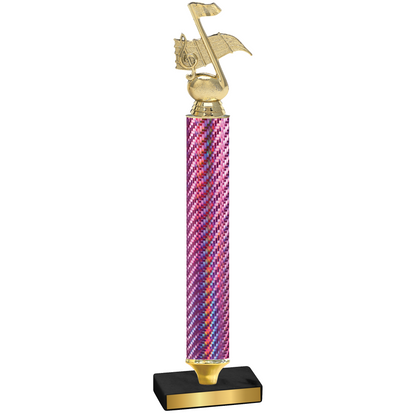 Value Pink Carbon Fiber Music Trophy