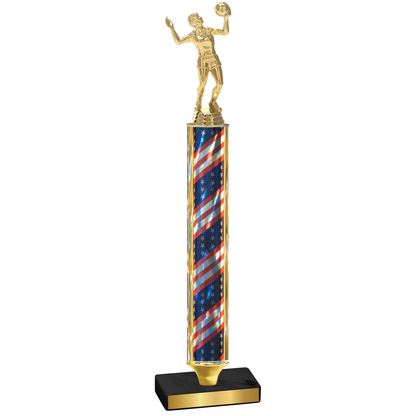 Value Flag USA Volleyball Trophy