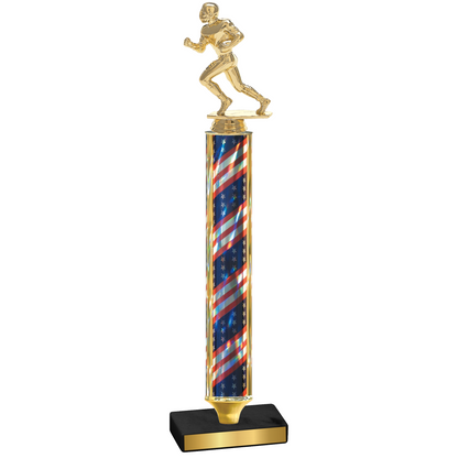 Value Flag USA Football Trophy