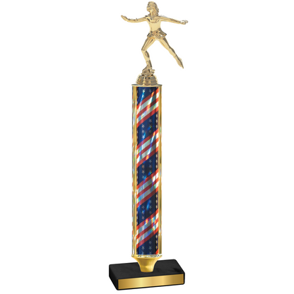 Value Flag USA Skater Trophy