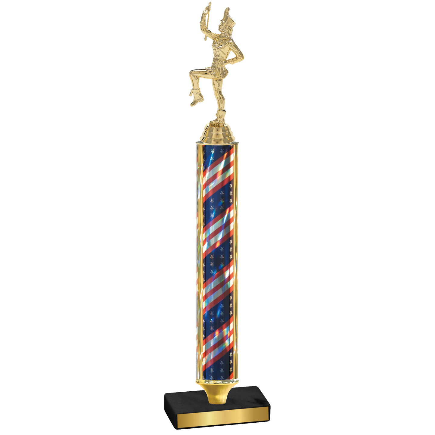 Value Flag USA Majorette Trophy