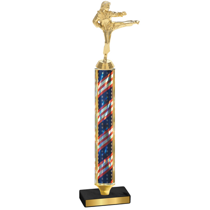 Value Flag USA Karate Trophy