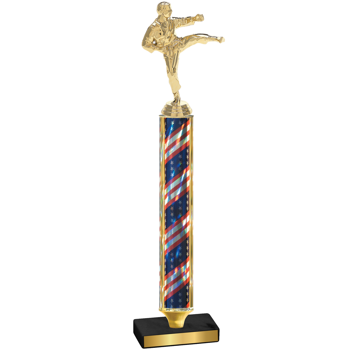 Value Flag USA Karate Trophy