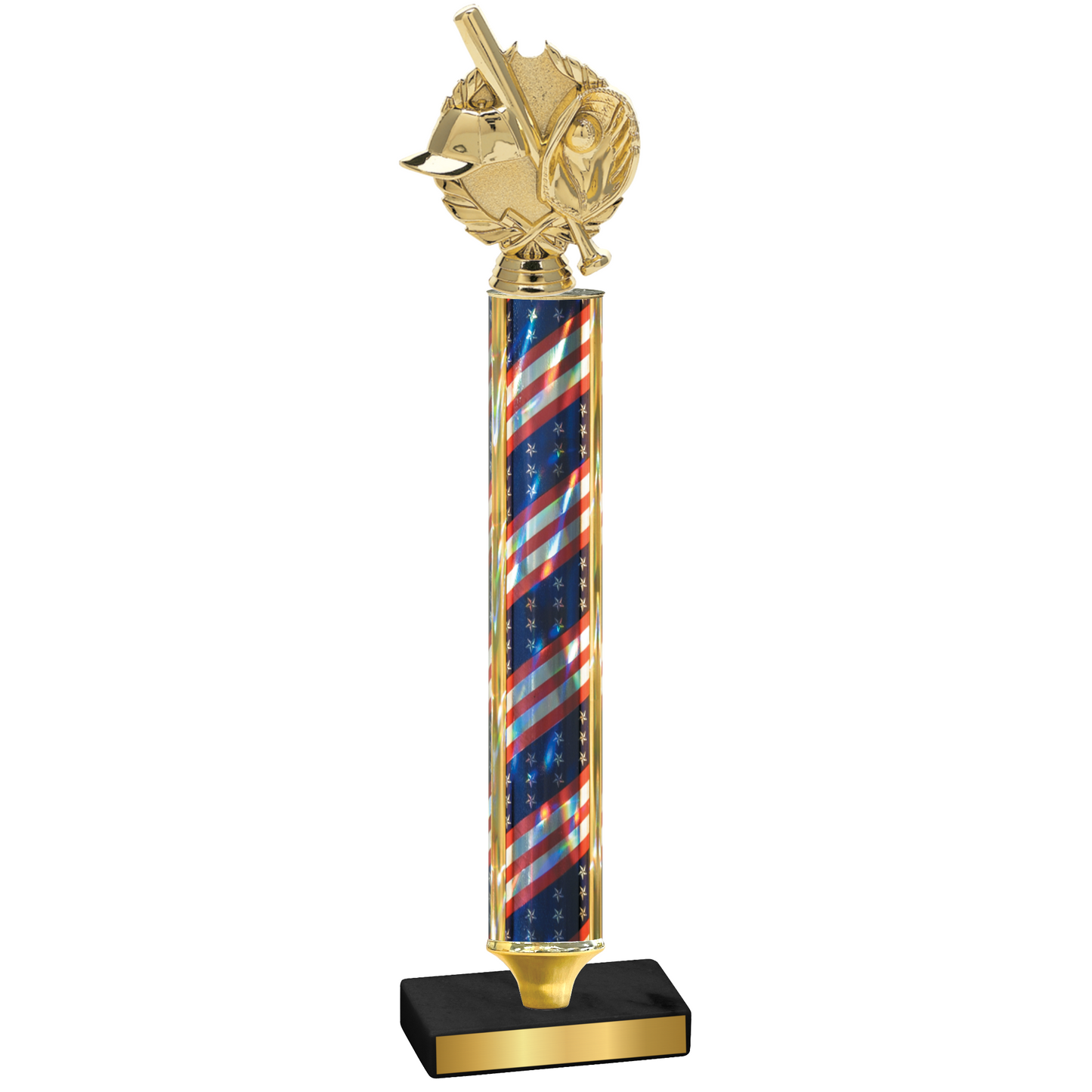 Value Flag USA Baseball Trophy