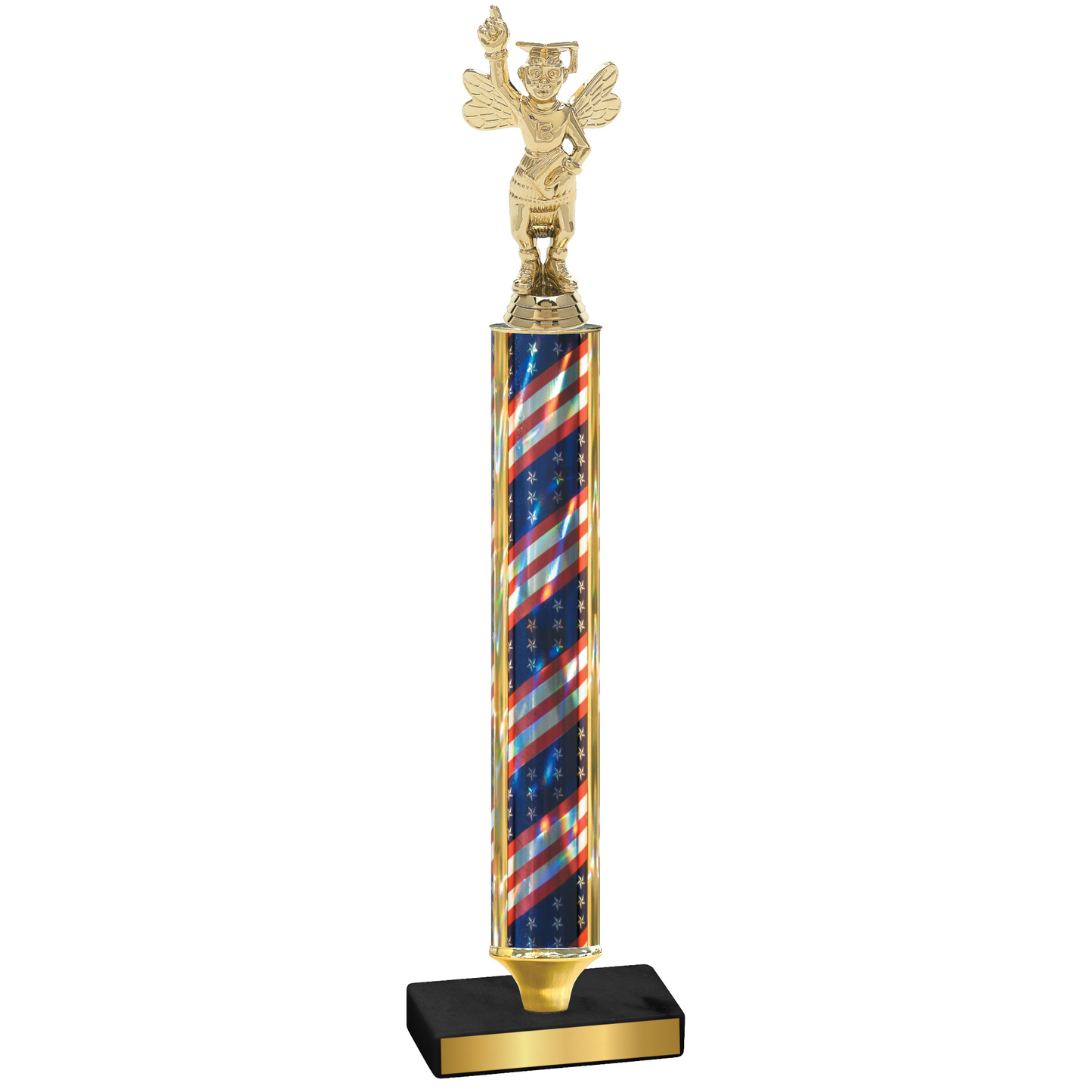 Value Flag USA Academics Trophy