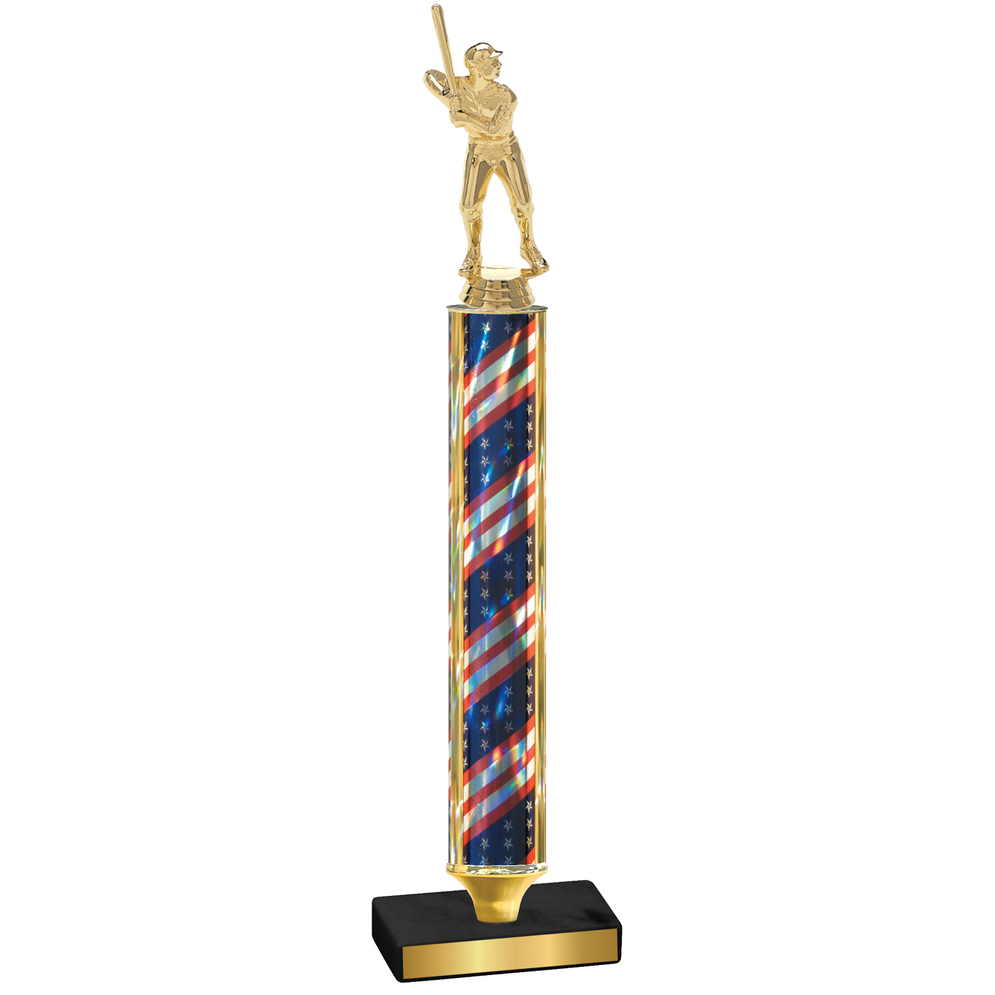 Value Flag USA Baseball Trophy