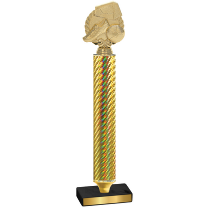 Value Gold Carbon Fiber Soccer Trophy