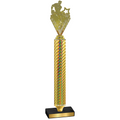 Value Gold Carbon Fiber Rugby Trophy