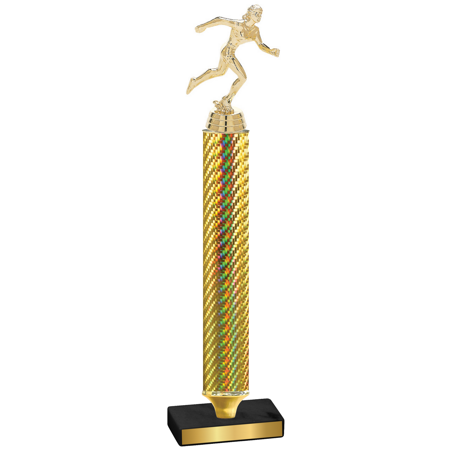 Value Gold Carbon Fiber Running Trophy