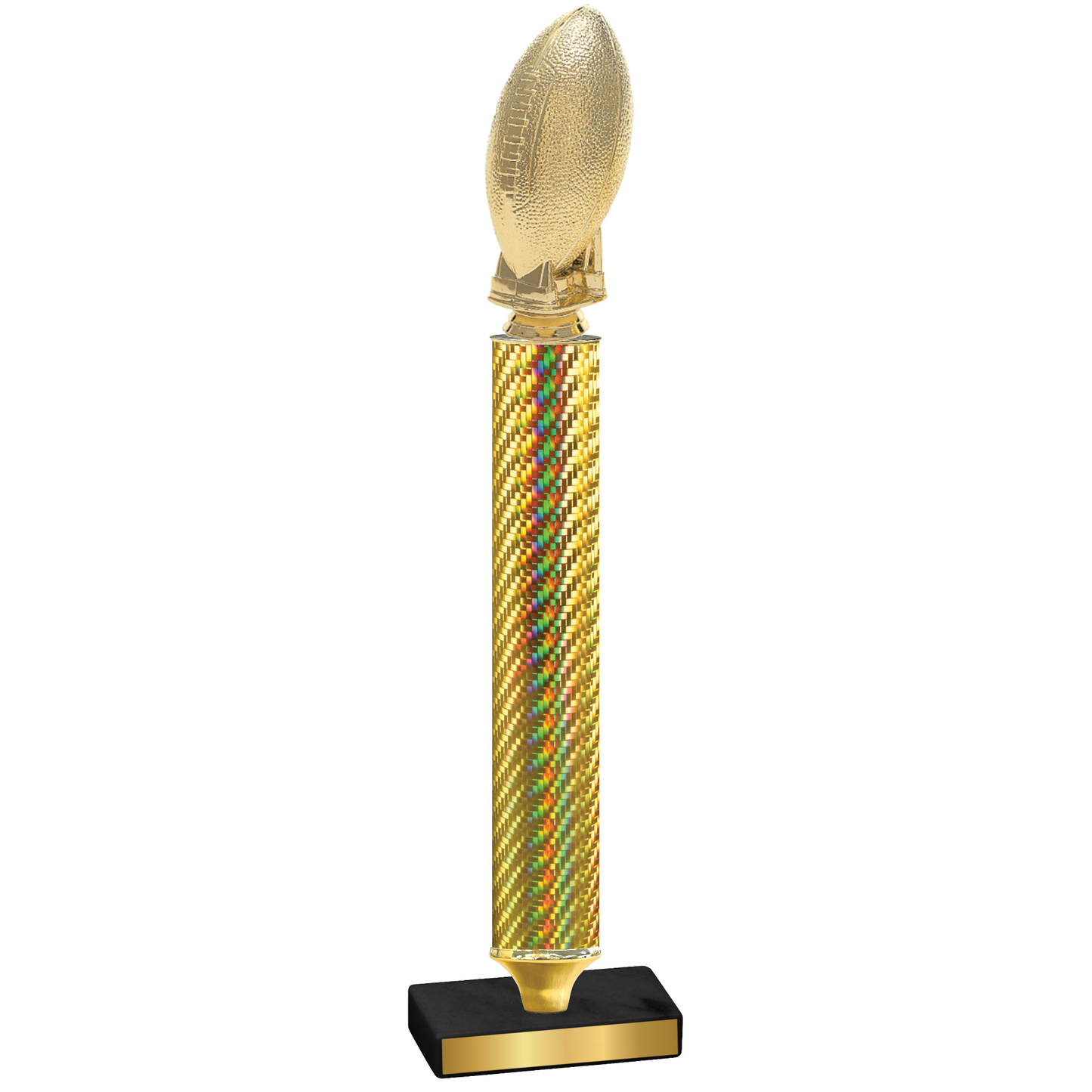 Value Gold Carbon Fiber Football Trophy