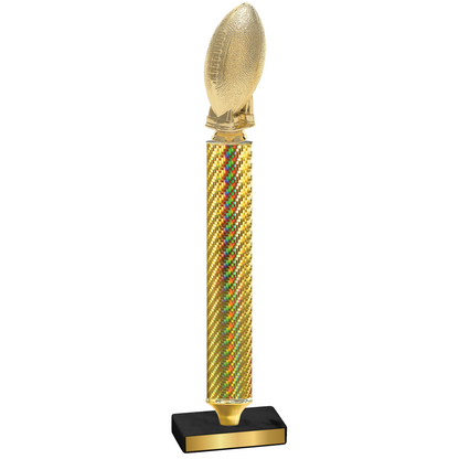 Value Gold Carbon Fiber Football Trophy