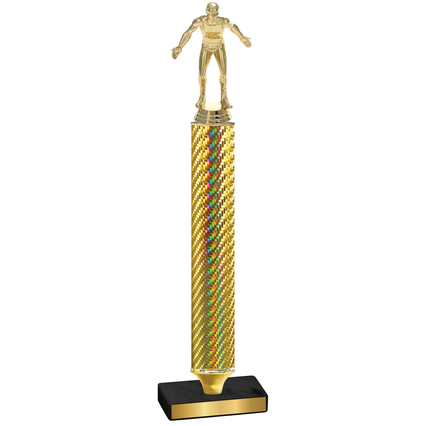 Value Gold Carbon Fiber Wrestling Trophy