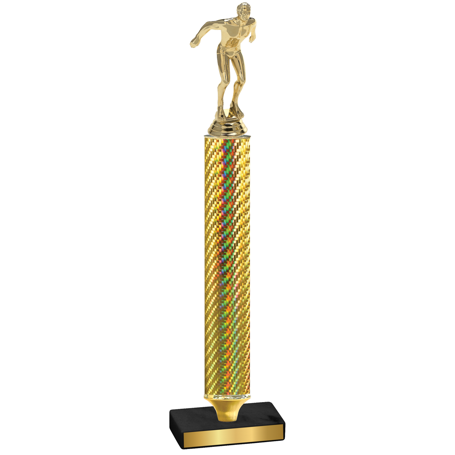 Value Gold Carbon Fiber Swimming Trophy