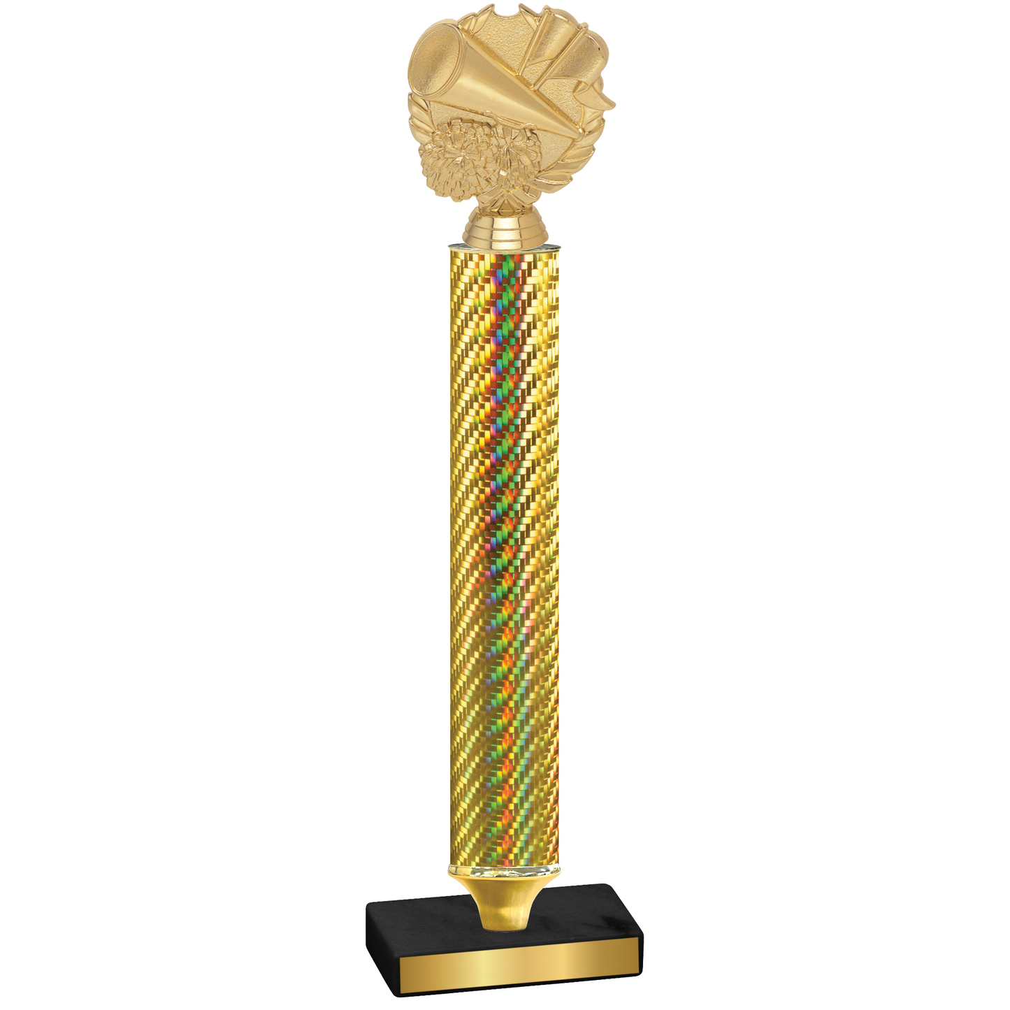 Value Gold Carbon Fiber Cheerleading Trophy