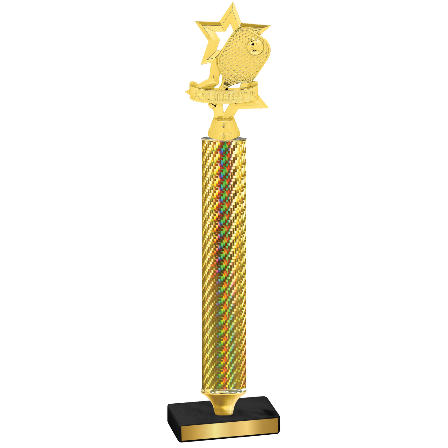 Value Gold Carbon Fiber Pickleball Trophy