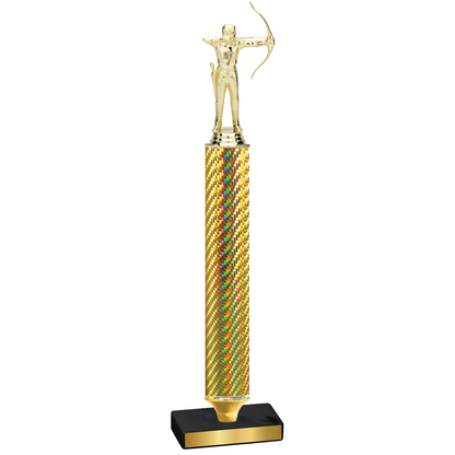 Value Gold Carbon Fiber Archery Trophy